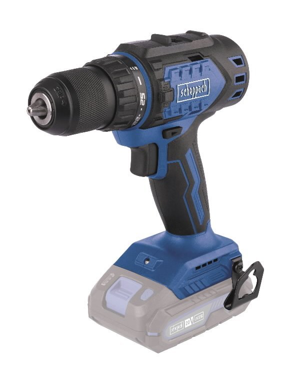 Akumuliatorinis suktuvas/gręžtuvas BC-DD60-X 20V, korpusas, Scheppach
