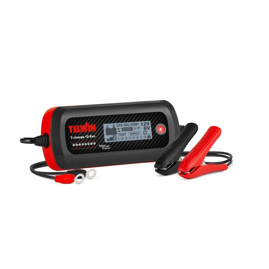 Automatinis, drėgmei atsparus įkroviklis T-Charge 12 EVO, Li 6/12V, Telwin