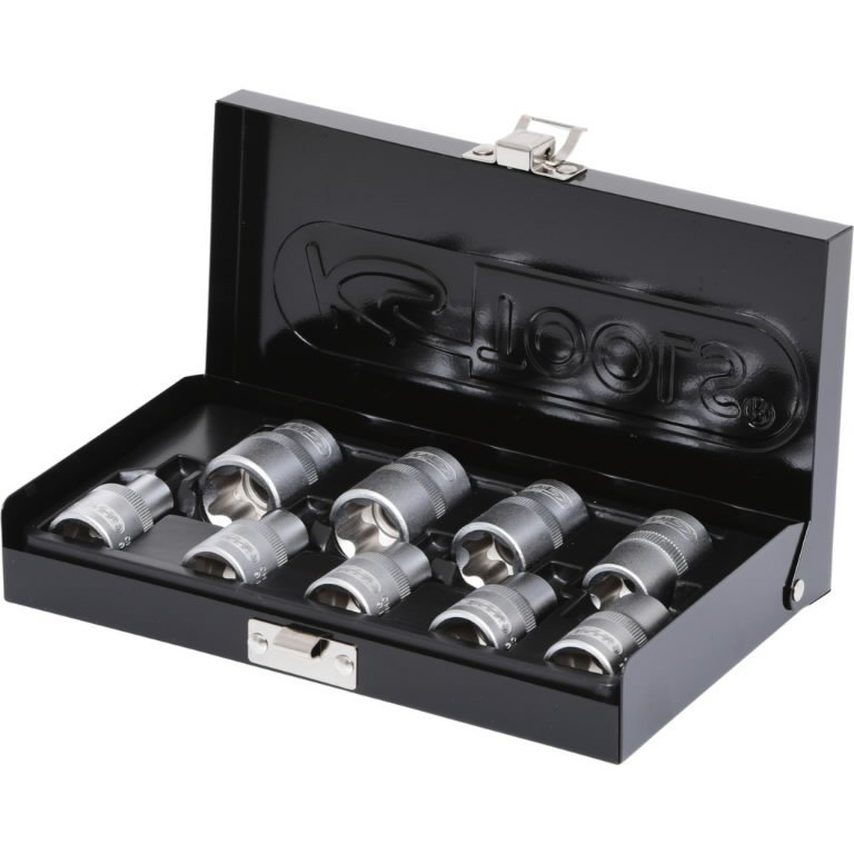 Galvučių komplektas 1/2” Torx E10-E24 9vnt., KS Tools