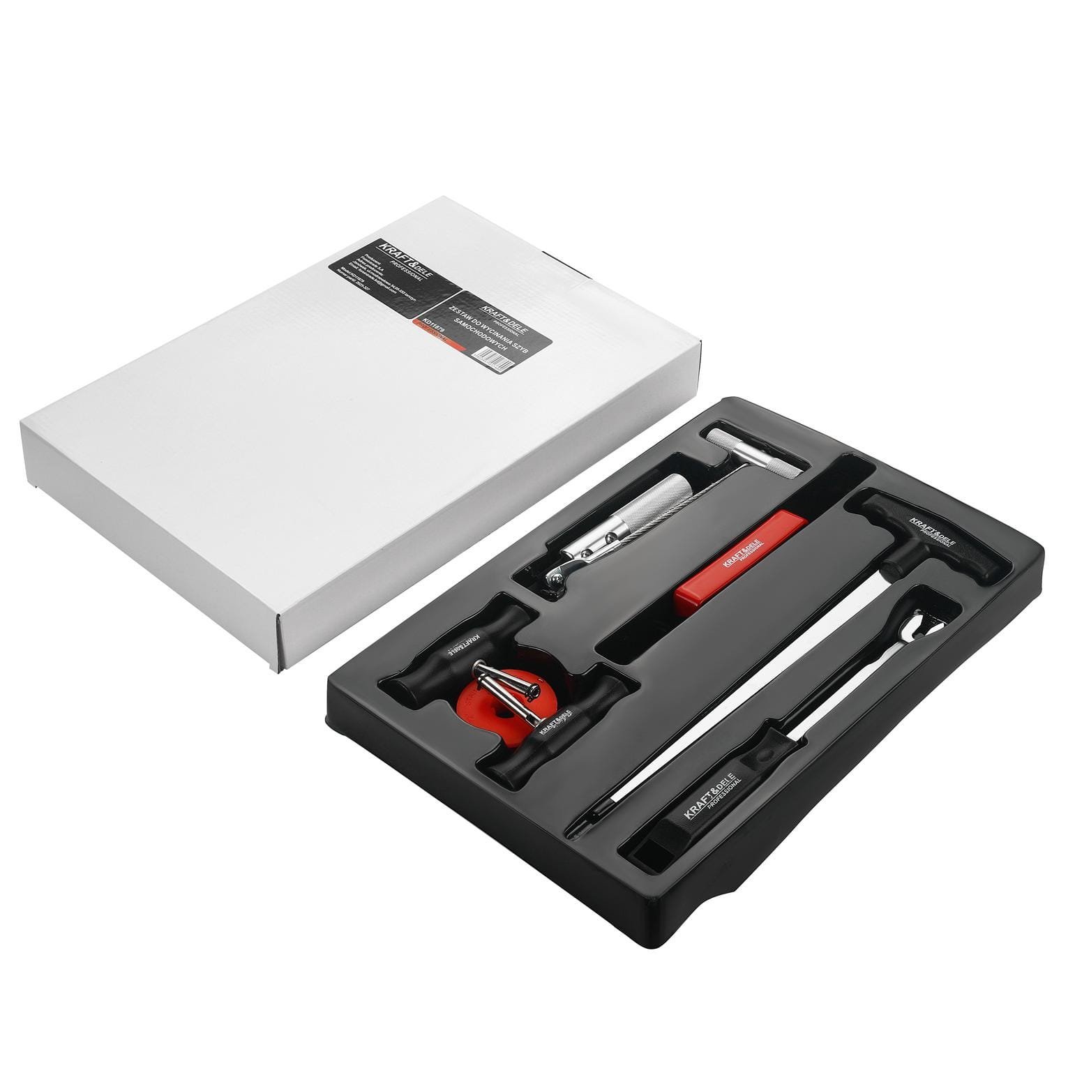 Automobilių stiklų išpjovimo rinkinys plastikiniame dėkle KD11879