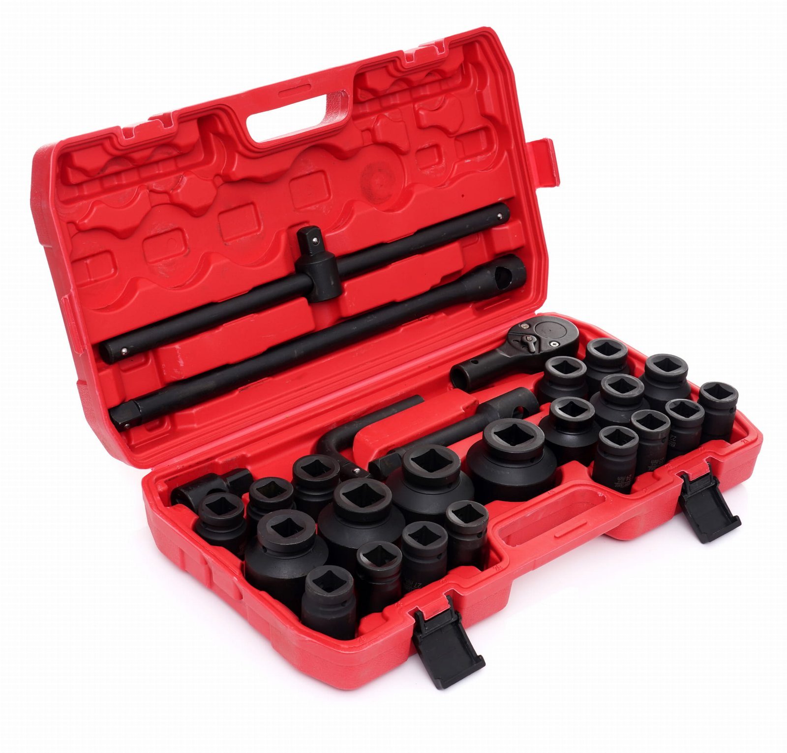 Smūginių galvučių rinkinys 3/4″ (6 kampų), 26 vnt. KD11758