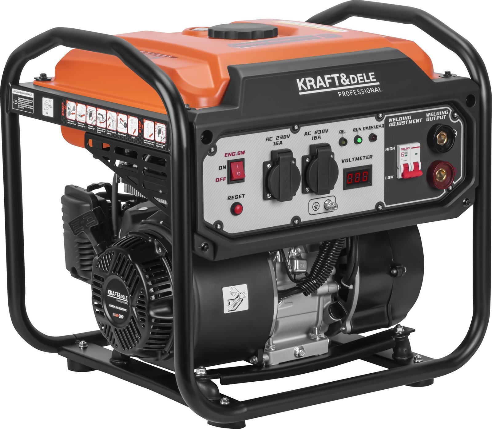 Agregat inwertorowy ze spawarką 5,8/6,2kW KD3234