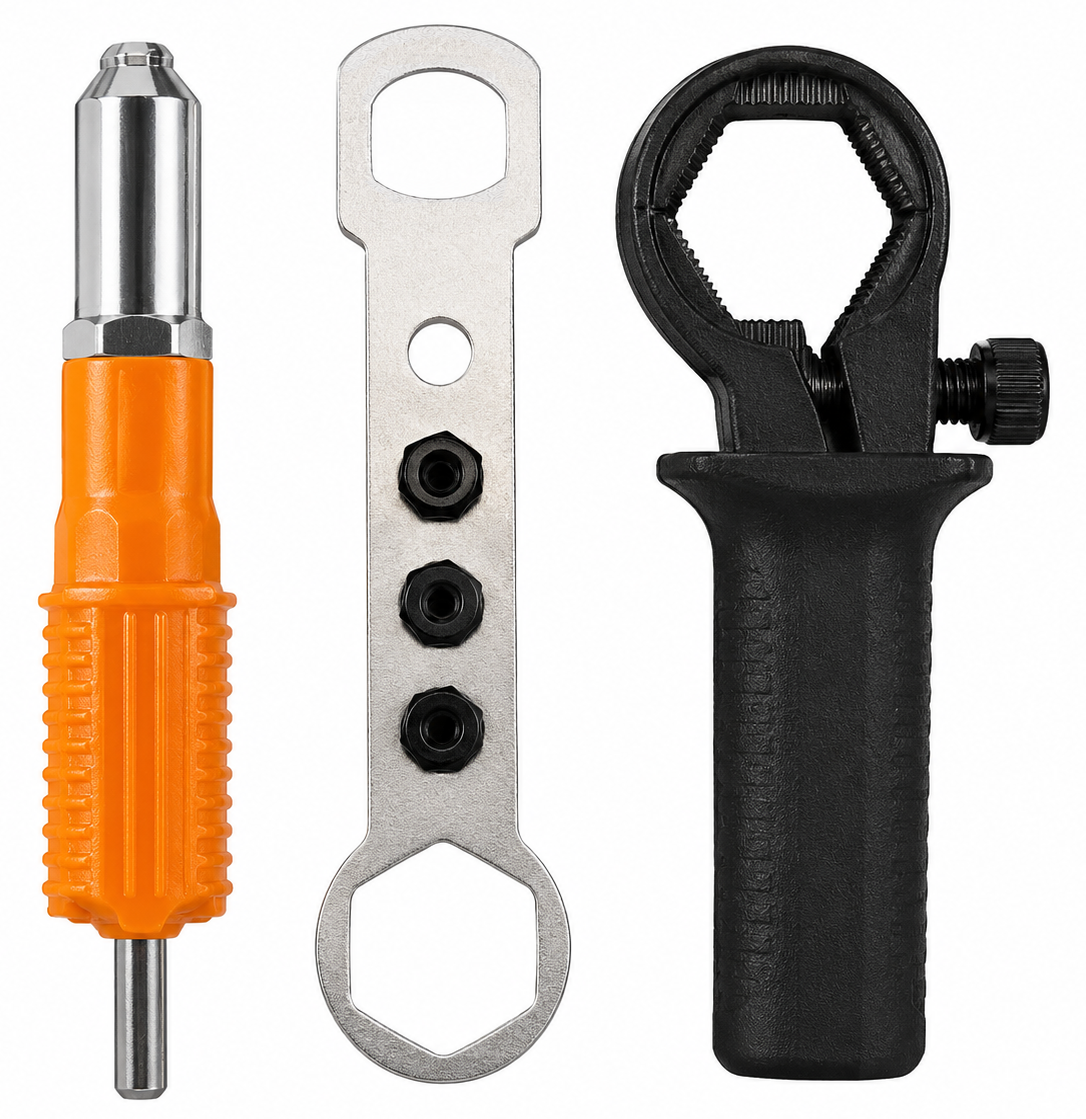 Adapter nitownicy do nitów zrywalnych na wkrętarkę z rączką 2,4-4,8mm KD12700