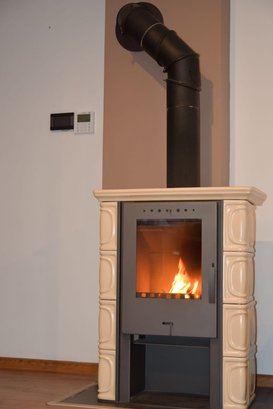 Koklinis židinys FLAMA ELDUR EKO (6 kW) Medaus