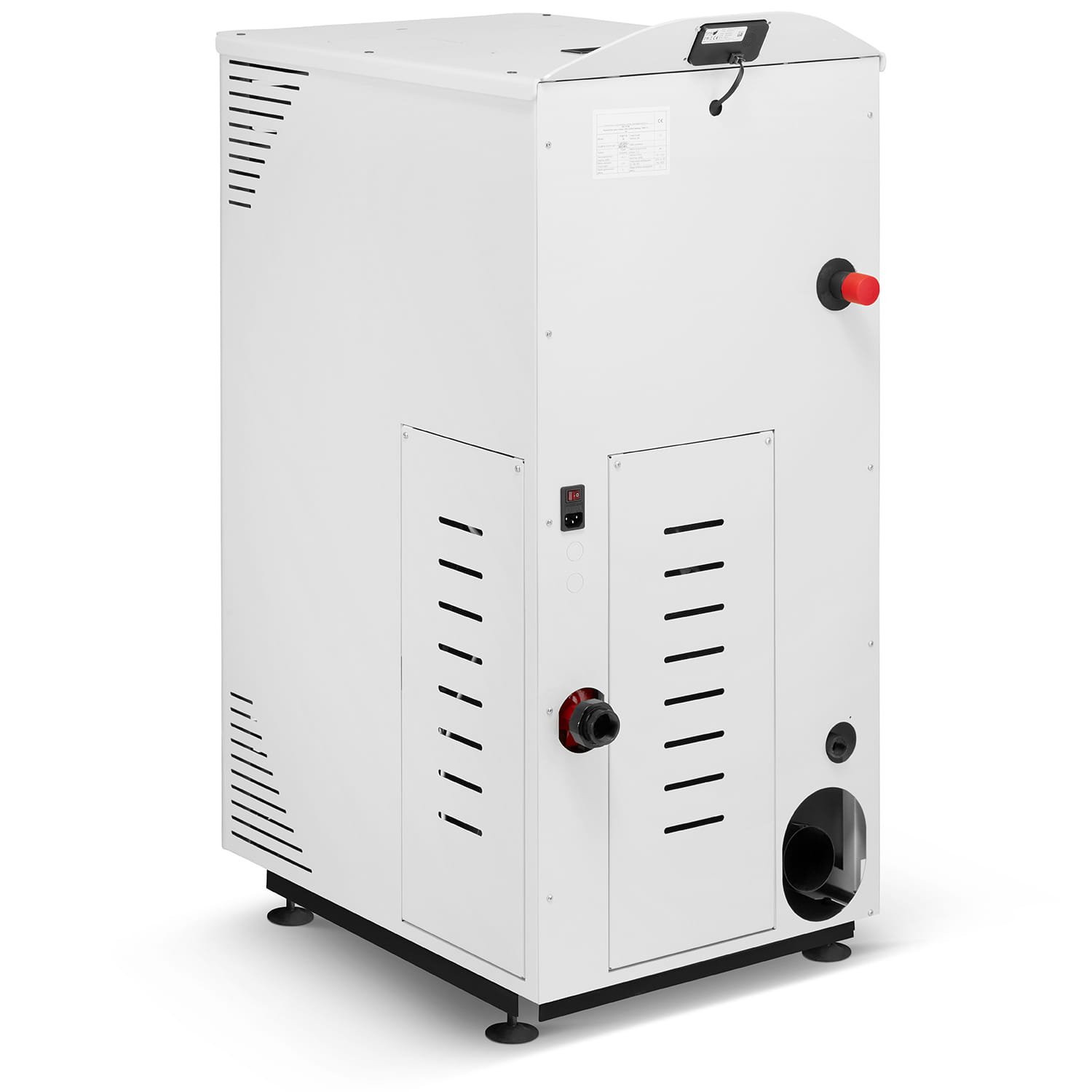 Granulinė krosnelė su vandens kontūru TOBY H 15 (4,3–14,3 kW) Juoda