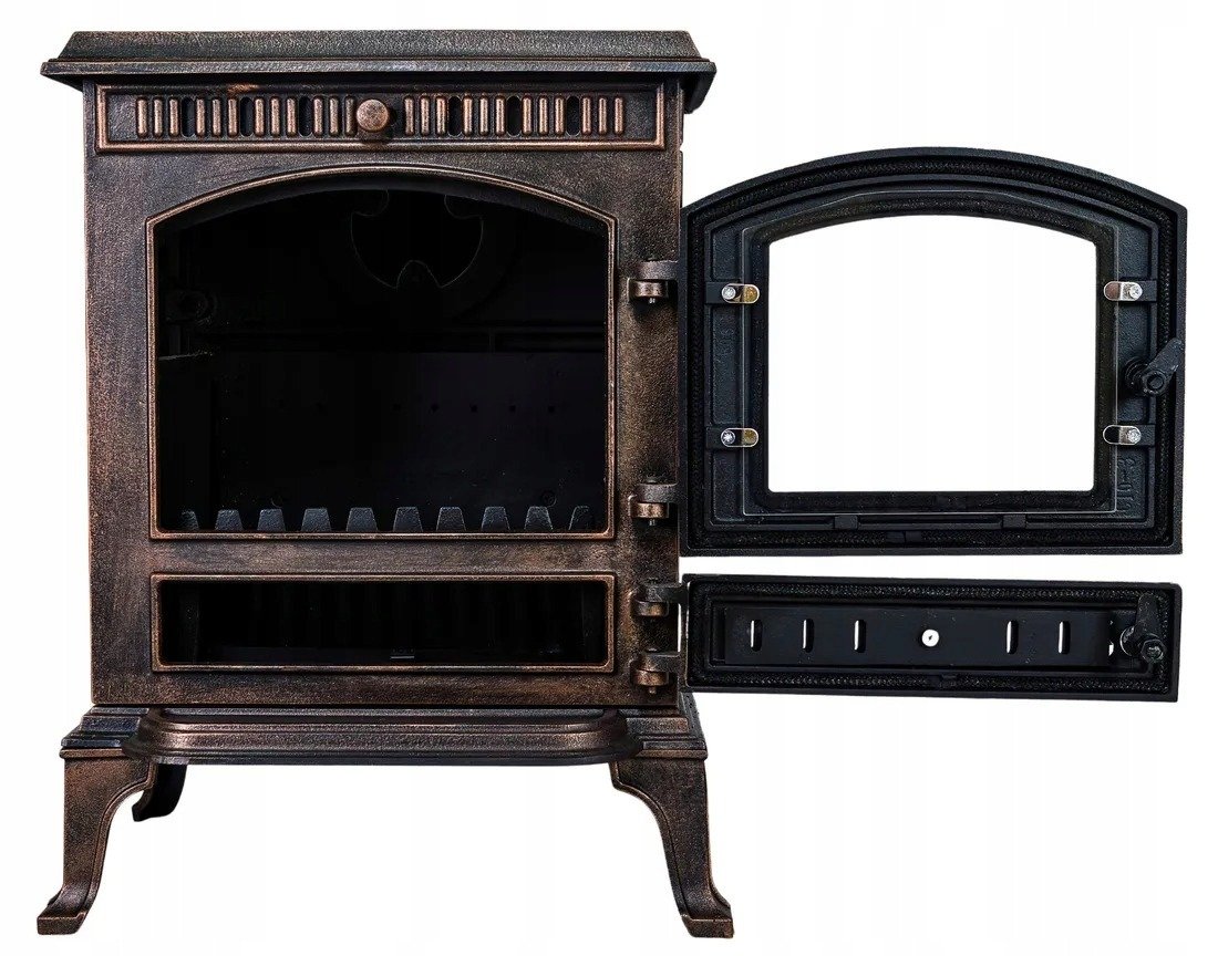 Ketaus krosnelė ATENA (9 kW) Bronzinė