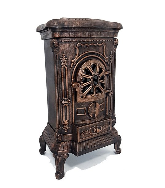 Ketaus krosnelė INGRID / AMBRA (6,5 kW) Bronzinė