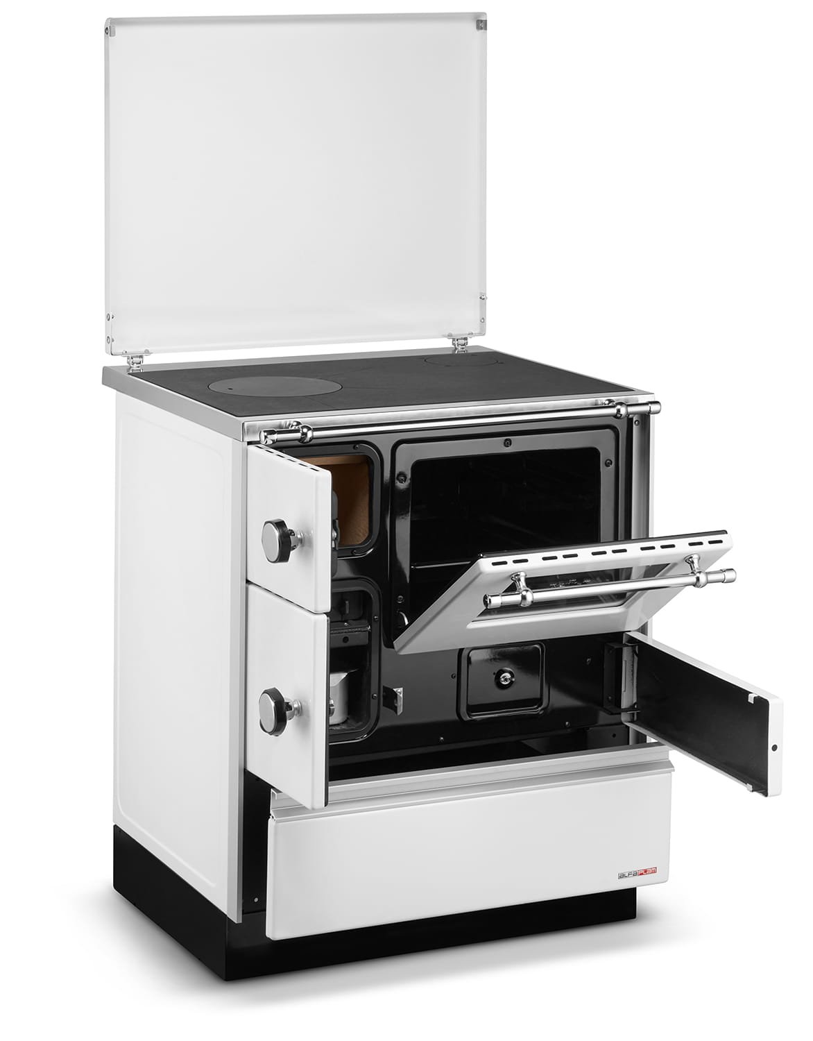 Krosnelė-viryklė ALFA PLAM ALFA 70 FAVORIT (7,3 kW) Kairėje