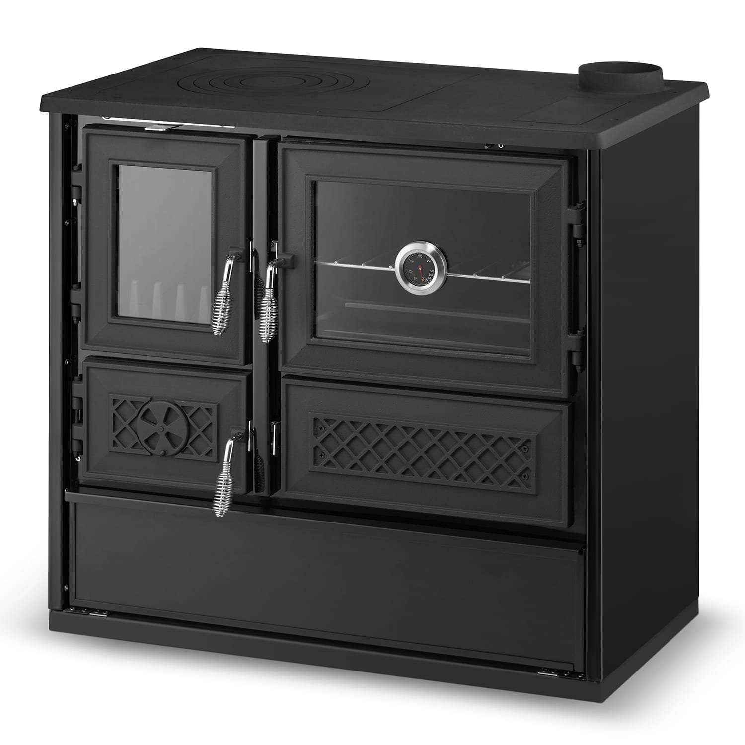 Krosnelė-viryklė su orkaite BELLA 802 (12 kW) Bordo