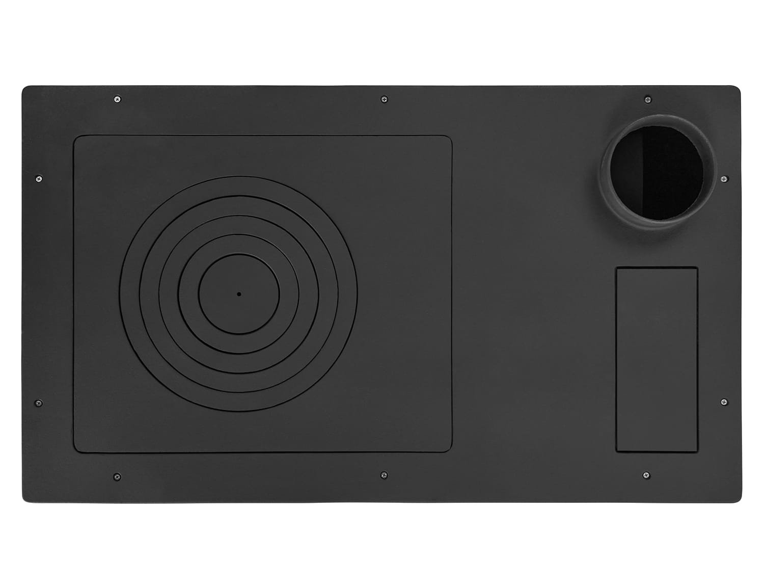 Krosnelė-viryklė su vandens kontūru OMEGA 701T (16,2 kW) Balta Dešinė