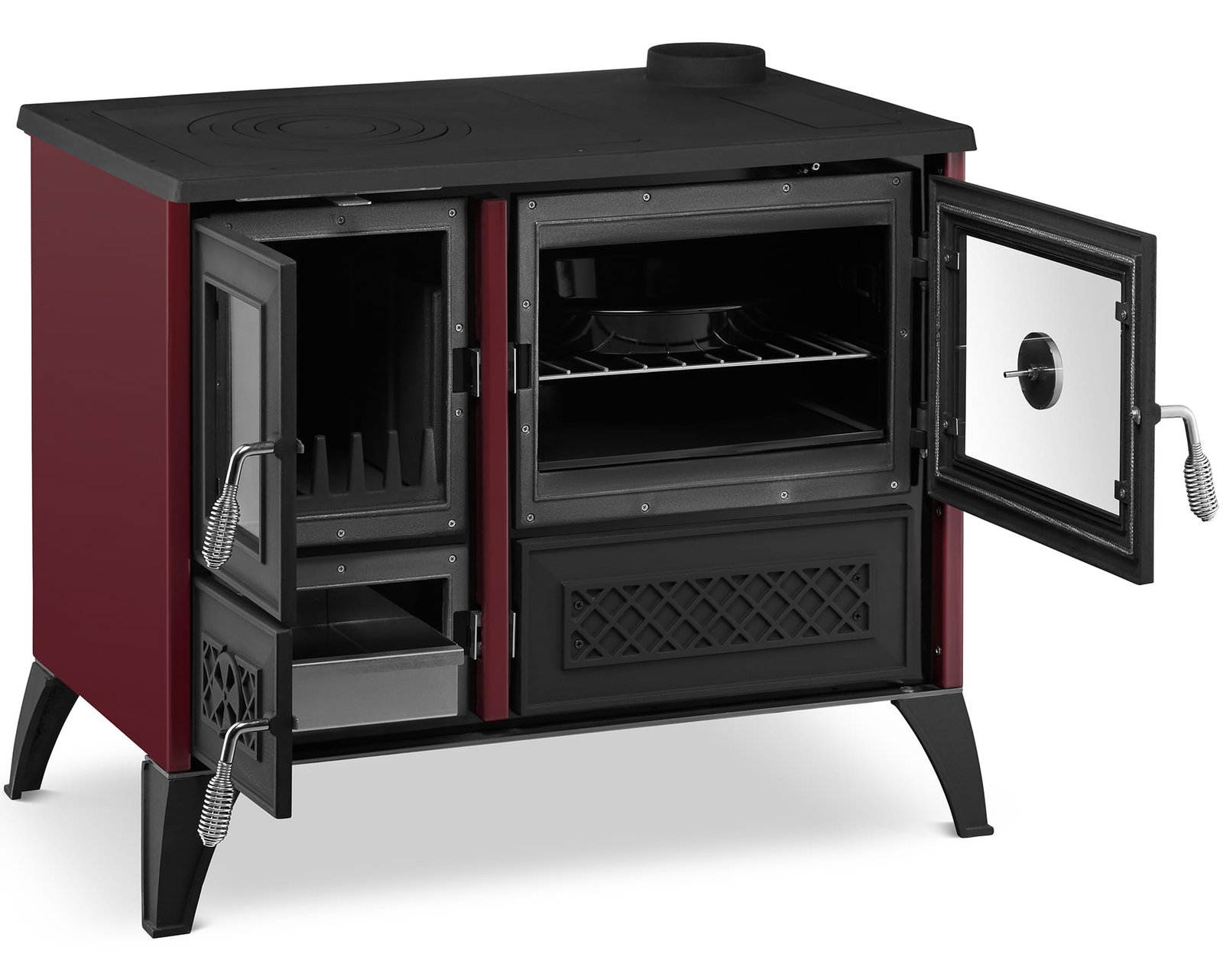 Krosnelė-viryklė STELLA 801 (11 kW) Bordo