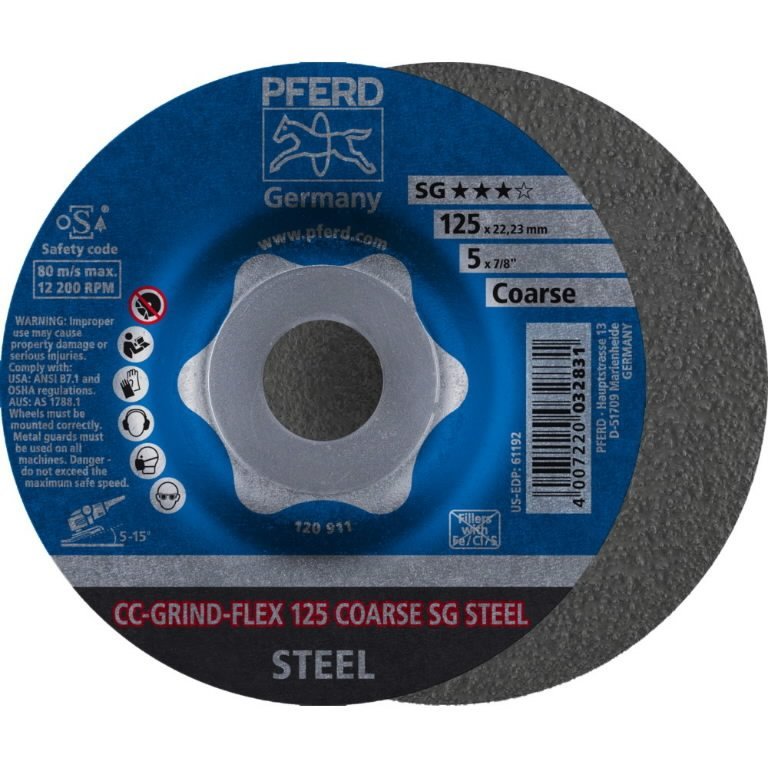 Diskas 125mm COARSE CC-GRIND-FLEX 125mm Coarse, Pferd