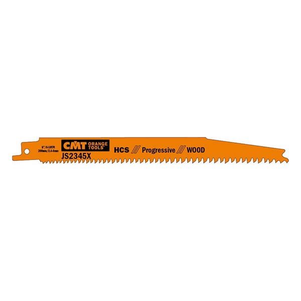 Pjūkleliai tiesiniam pjūklui 180×1,25mm HCS Z6-10TPI 5 vnt. 180×1,25mm Z6-10TPI, CMT