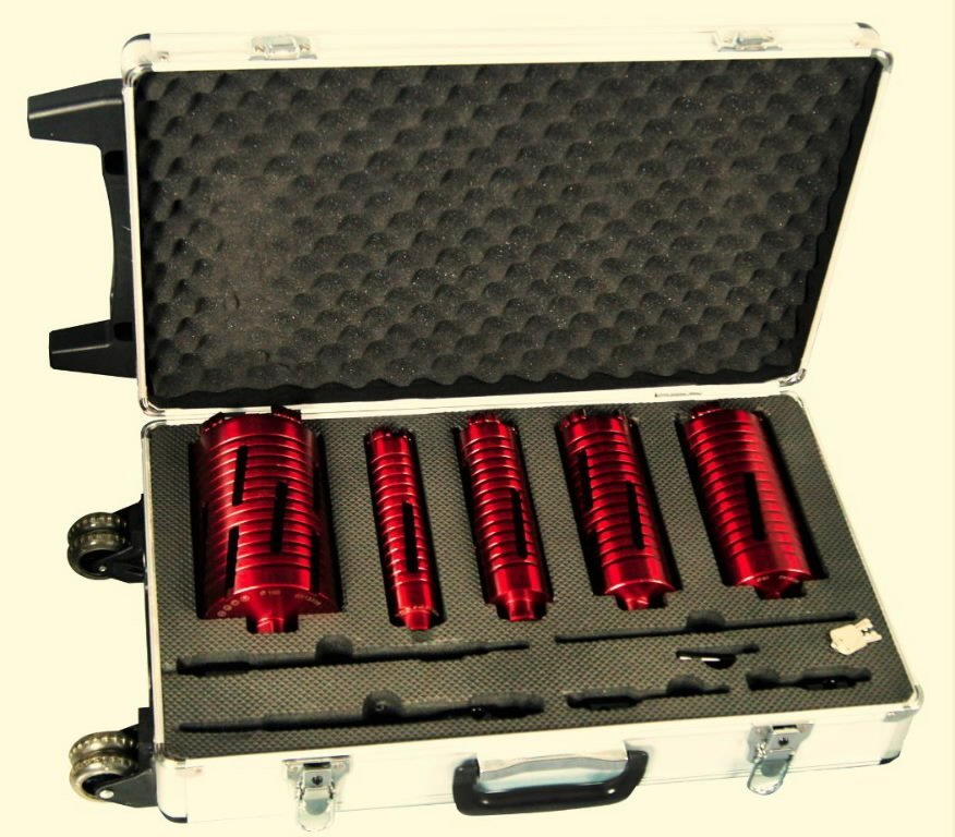 Gręžimo karūnų rinkinys lagamine BKB Pro Koffer 57/72/82/112 57/72/82/112/132mm, Cedima