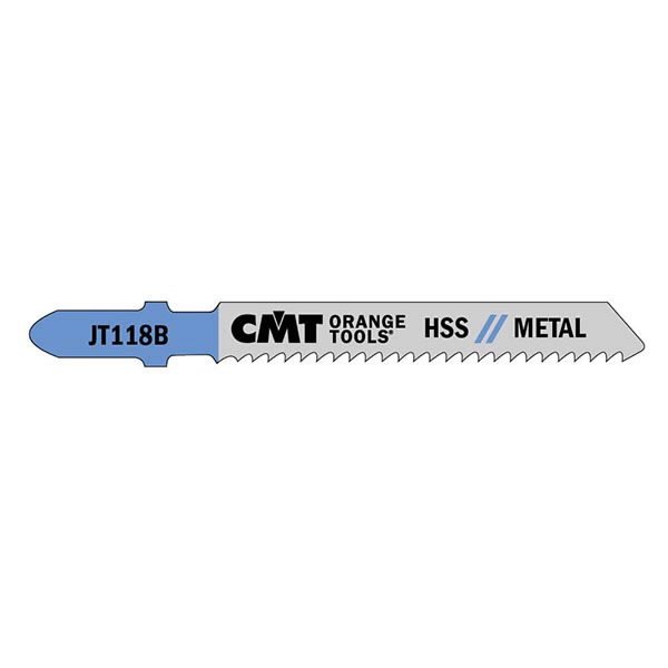 Pjūkleliai siaurapjūkliams 50×2,0mm Z12TPI HSS 5 vnt.metalas, CMT