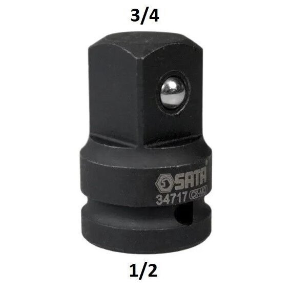 Smūginis adapteris 1/2″(F) – 3/4″(M)