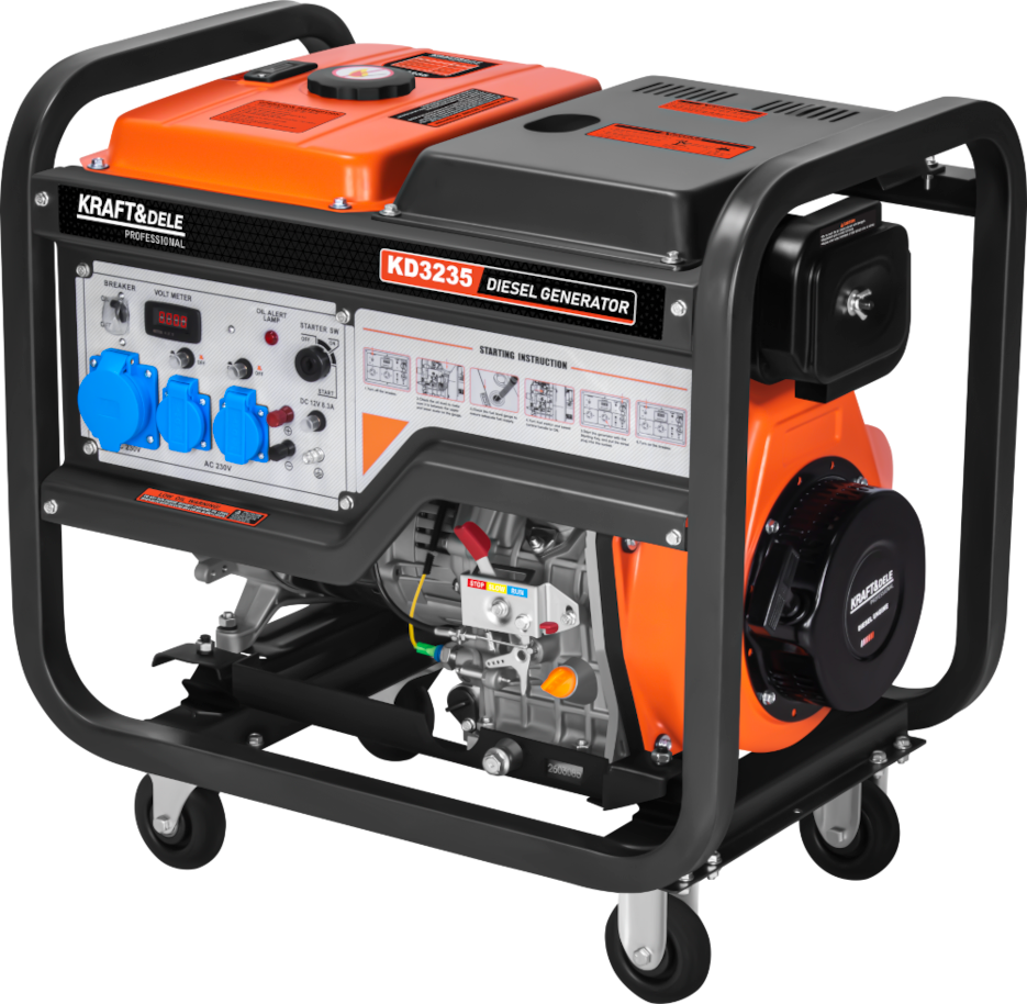Elektros generatorius 8 kW, 230 V KD3235