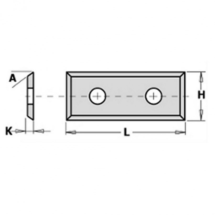 Peilis HWM 49.5X9X1.5, CMT