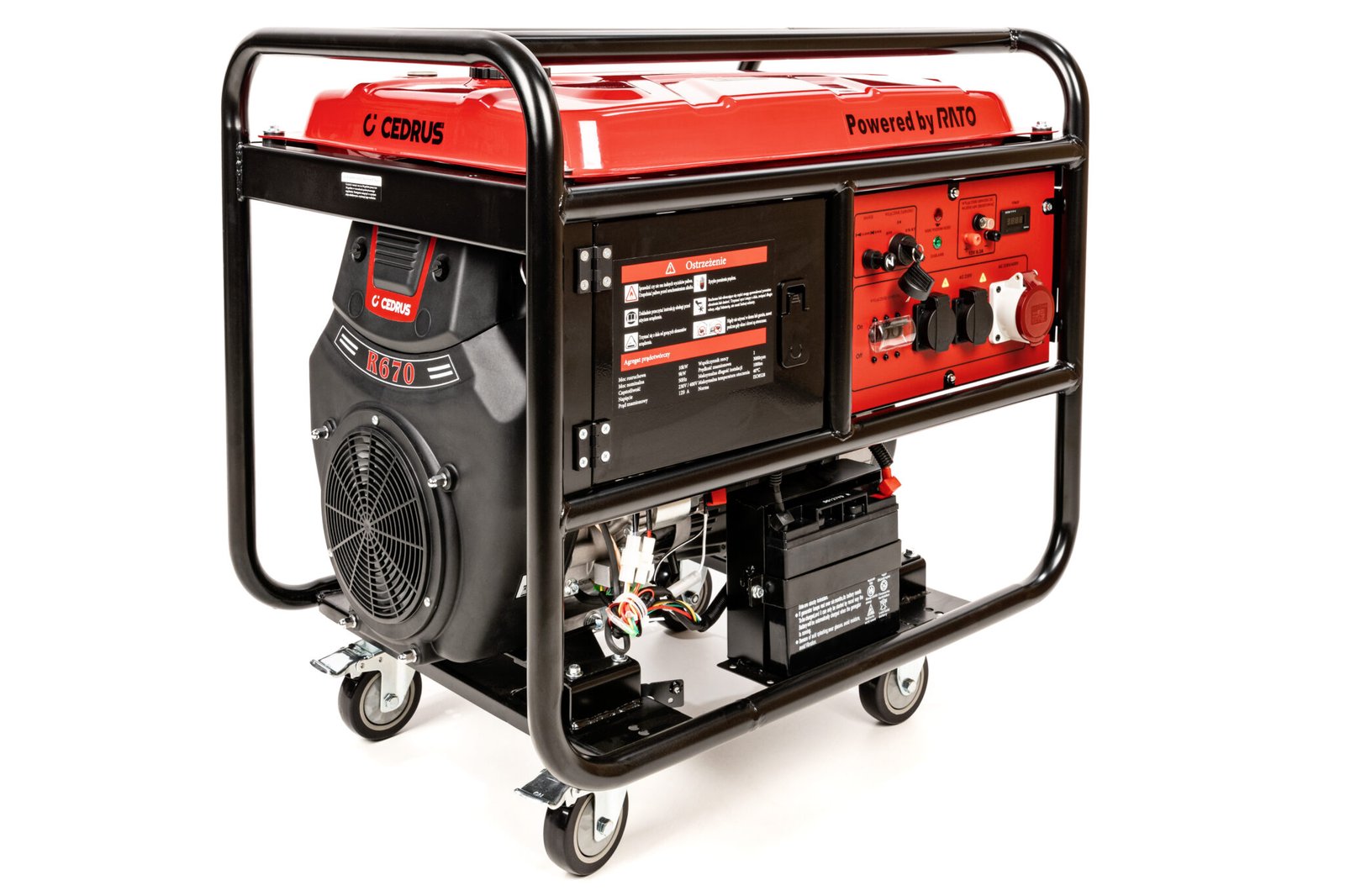 Benzininis elektros generatorius Cedrus CEDAG10E-3F – 9000 W