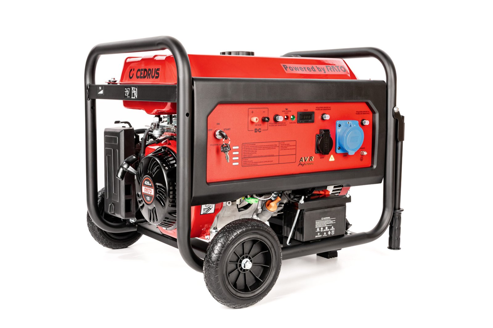 Benzininis elektros generatorius Cedrus CEDAG6E-1F – 5500 W