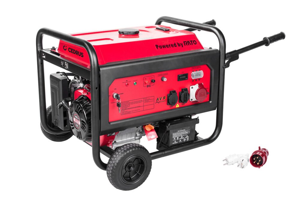 Benzininis elektros generatorius Cedrus CEDAG7E-3F – 6300 W