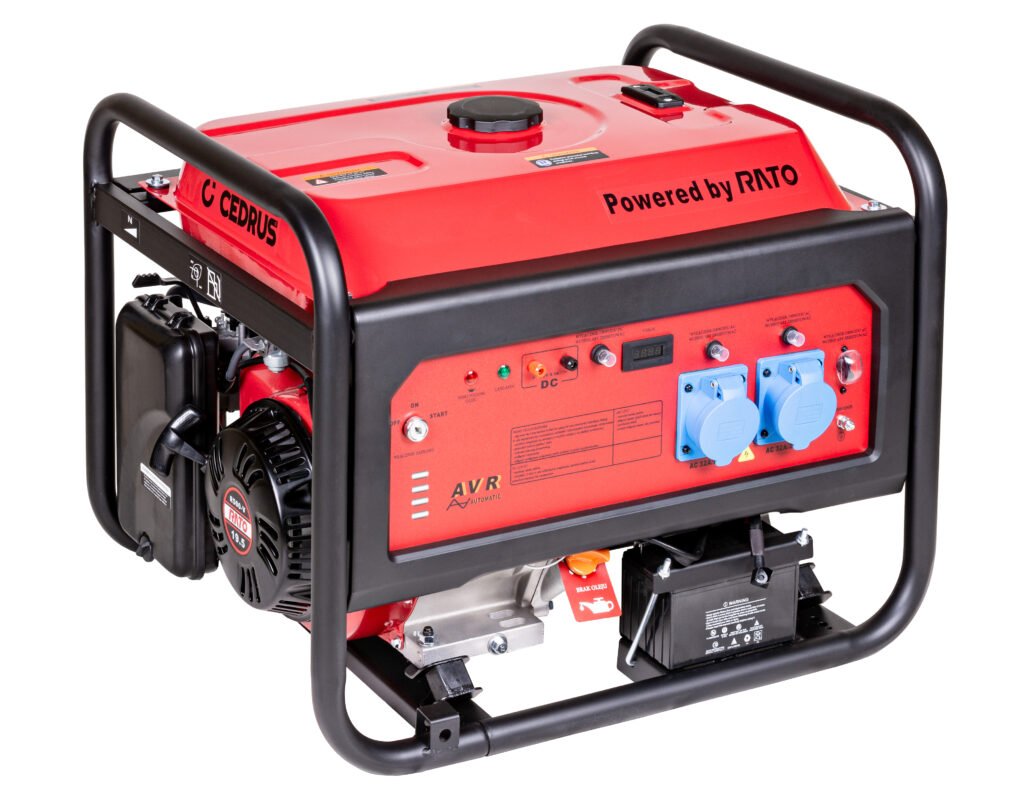 Benzininis elektros generatorius Cedrus CEDAG8E-1F – 8000 W