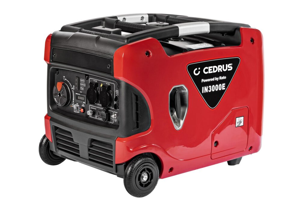 Inverterinis benzininis elektros generatorius Cedrus CEDIN3000E – 3000 W