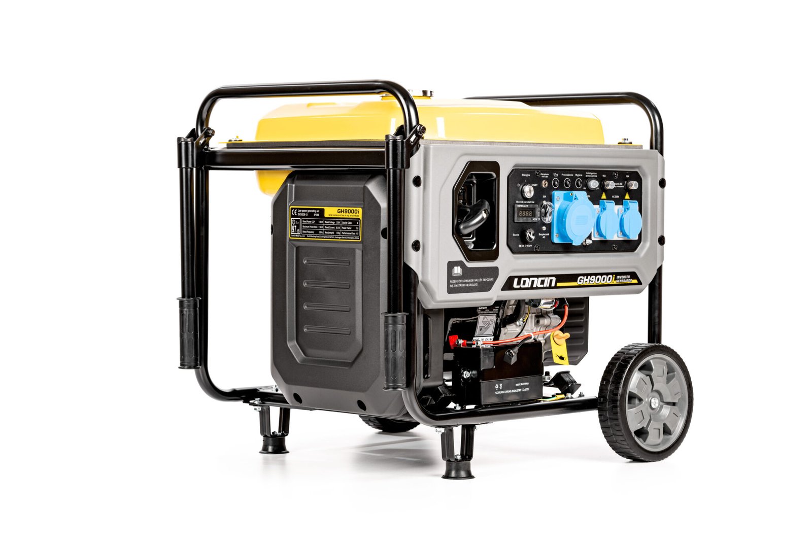 Inverterinis benzininis elektros generatorius Loncin GH9000i – 7000 W