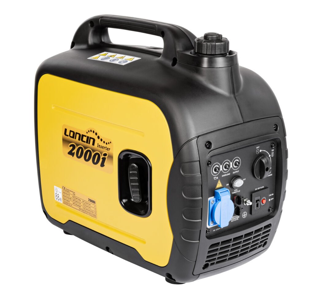 Inverterinis benzininis elektros generatorius Loncin LC2000i – 1600 W