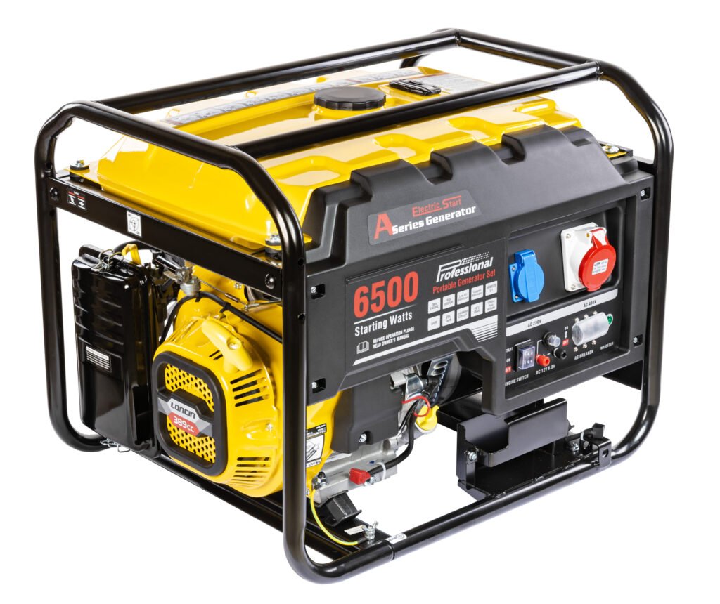 Benzininis elektros generatorius Loncin LC6500D-AS – 5000 W
