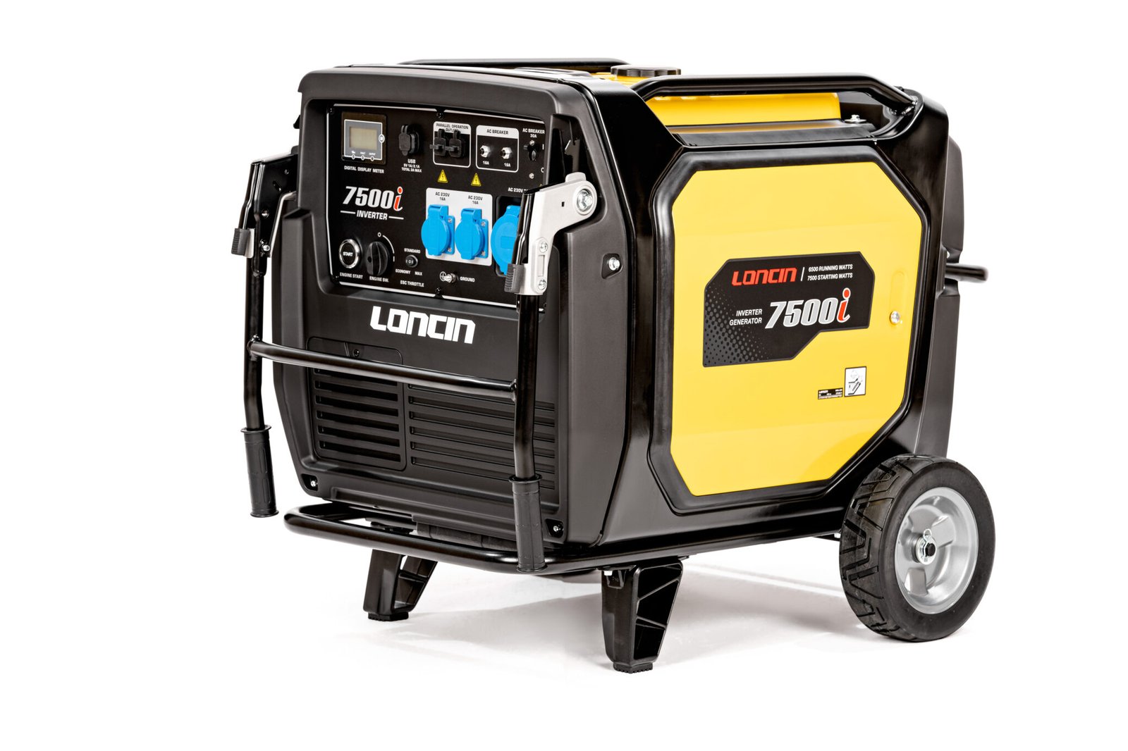 Inverterinis benzininis elektros generatorius Loncin LC7500i – 6500 W