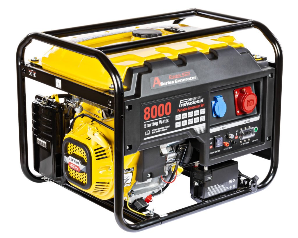 Benzininis elektros generatorius Loncin LC8000D-AS – 6000 W
