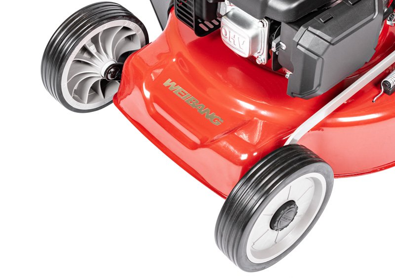 Benzininė vejapjovė Weibang WB506SC VE 3IN1 su pavara ir elektriniu starteriu