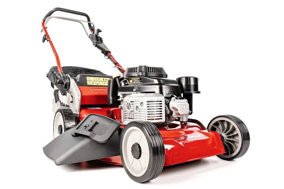 Benzininė vejapjovė Weibang WB536SK V 3IN1 su pavara