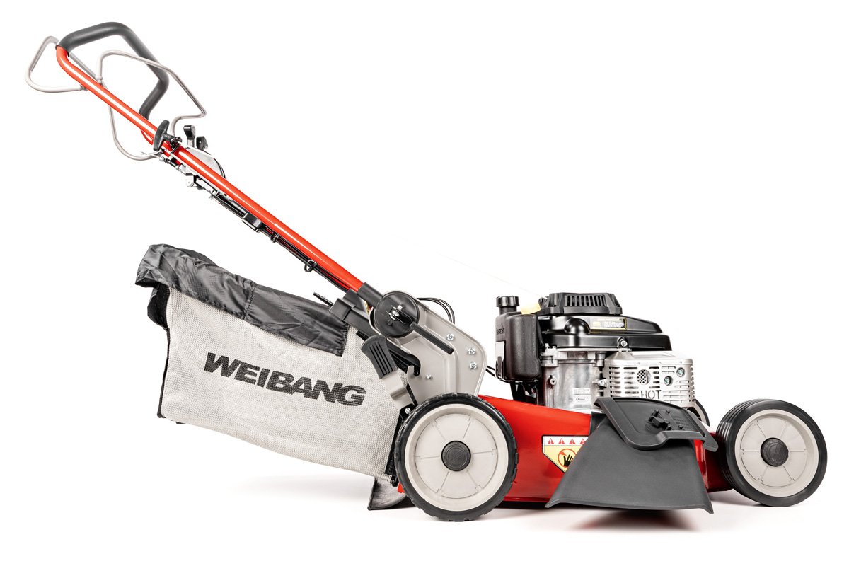 Benzininė vejapjovė Weibang WB536SK V 3IN1 su pavara