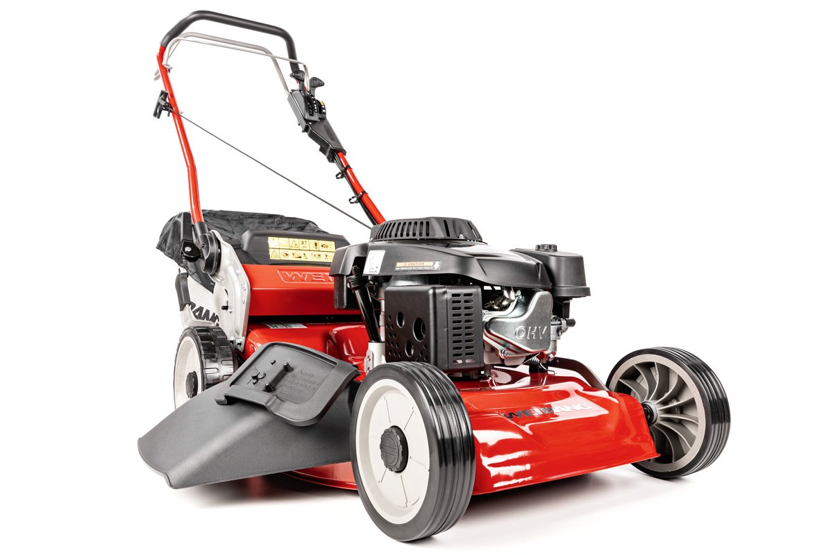 Benzininė vejapjovė Weibang WB537SLC V 3IN1 su pavara