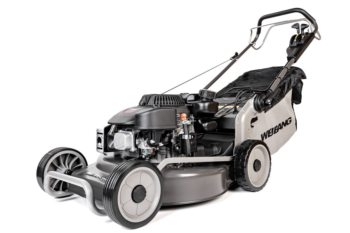 Benzininė vejapjovė Weibang WB538SC V 3IN1-LV su pavara
