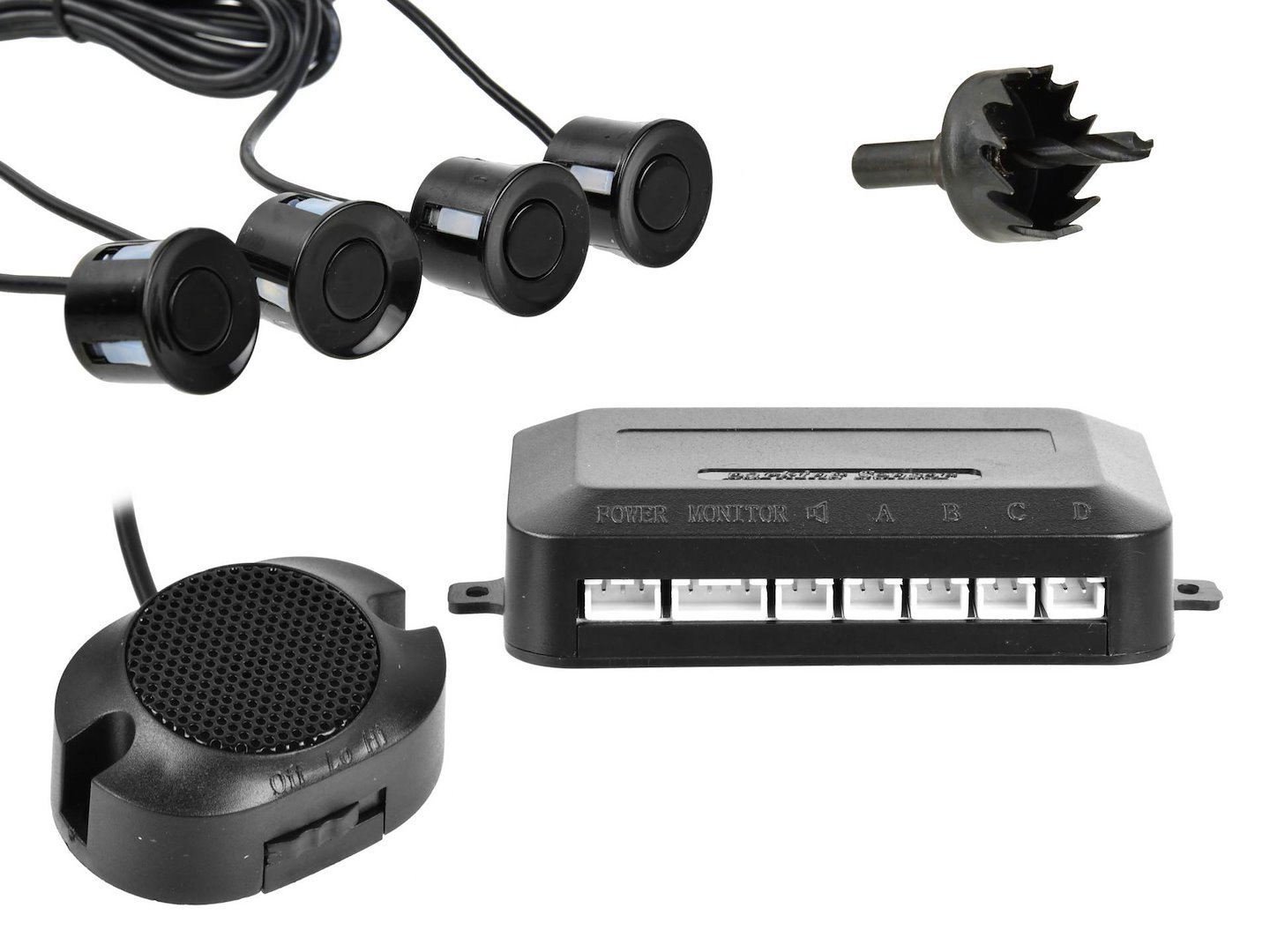 Buzzer Parking Sensor system with 4
