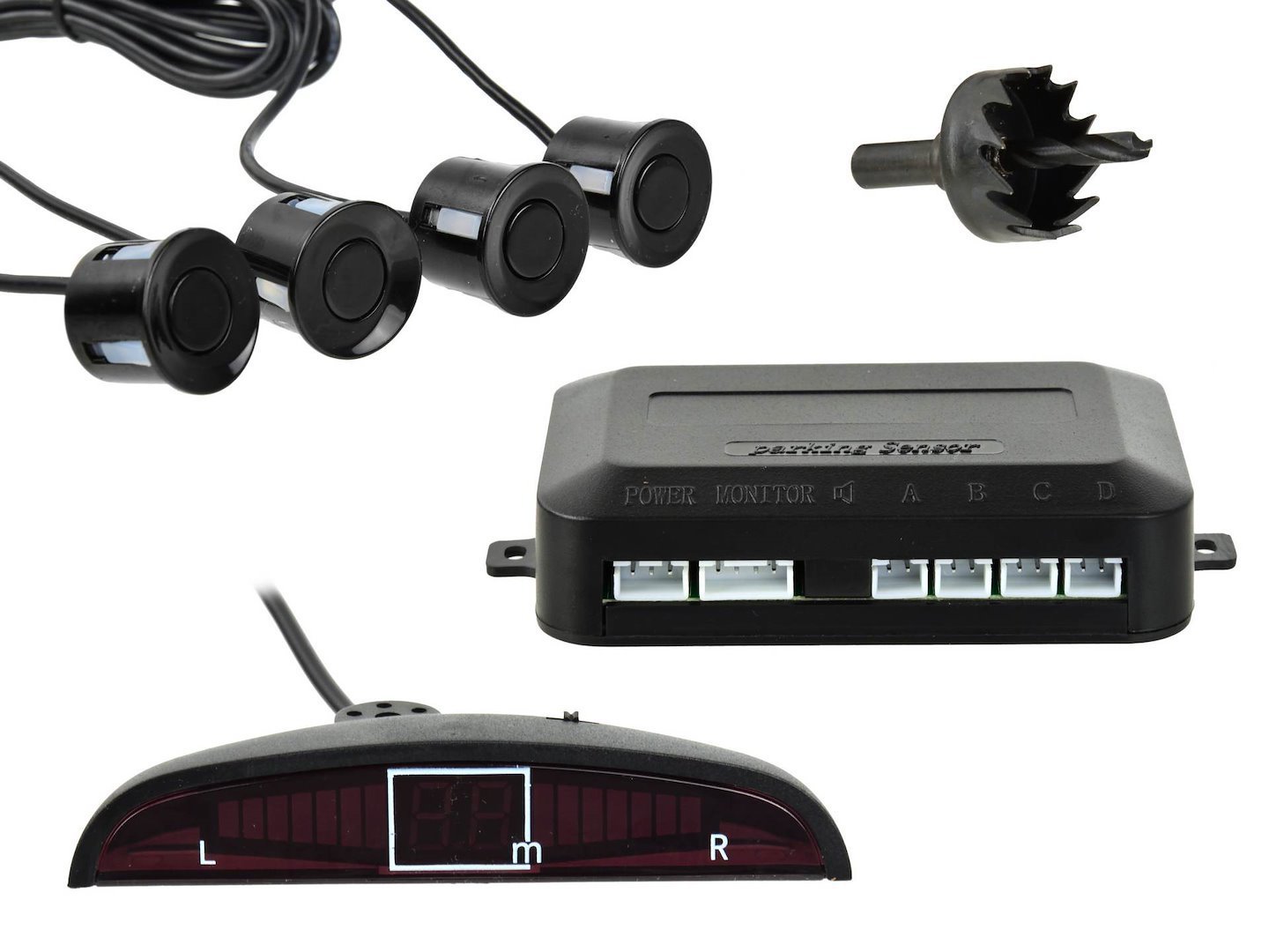 LED display Parking Sensor system with