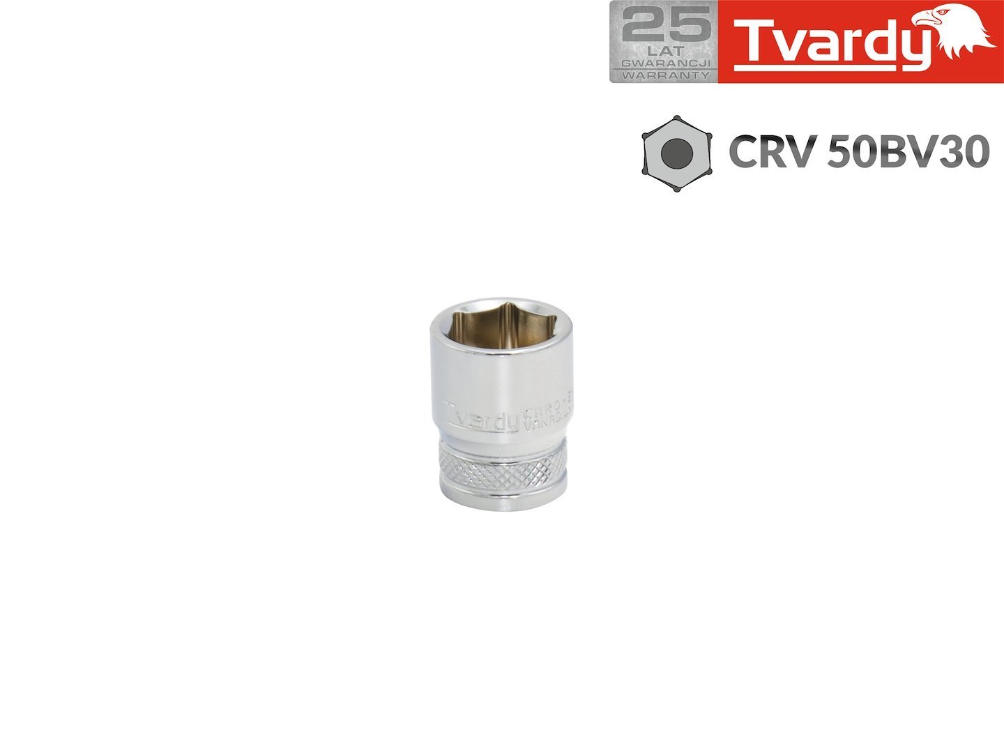 Šešiakampė galvutė 1/4″, 11 mm TVARDY T00140-11