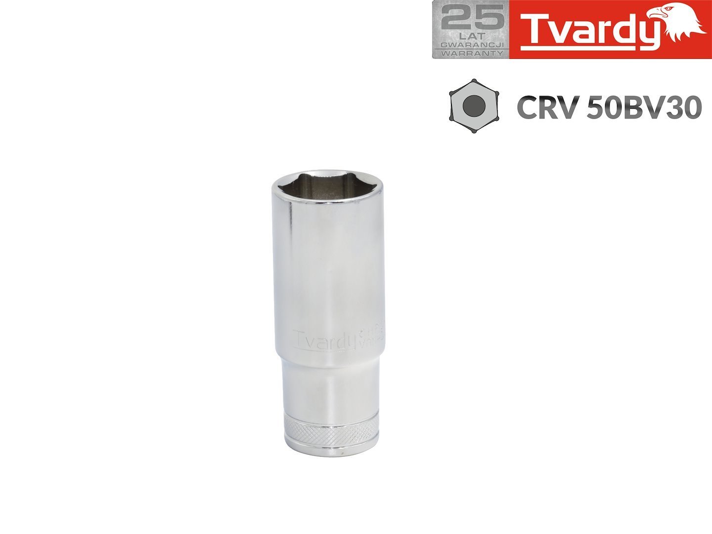 Ilga šešiakampė galvutė 1/4″, 9 mm TVARDY T00141-09