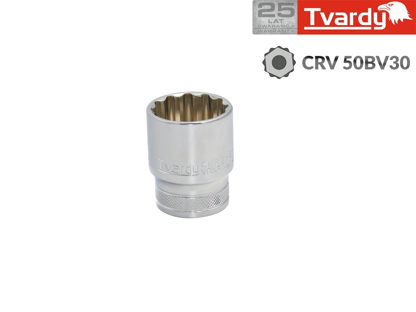 Dvylikakampė galvutė 1/2″, 32 mm TVARDY T00143-32