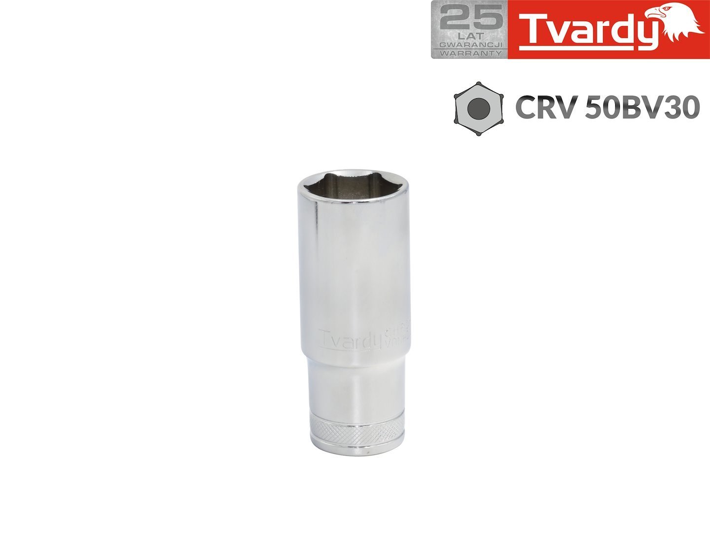 Ilga šešiakampė galvutė 1/2″, 21 mm TVARDY T00144-21