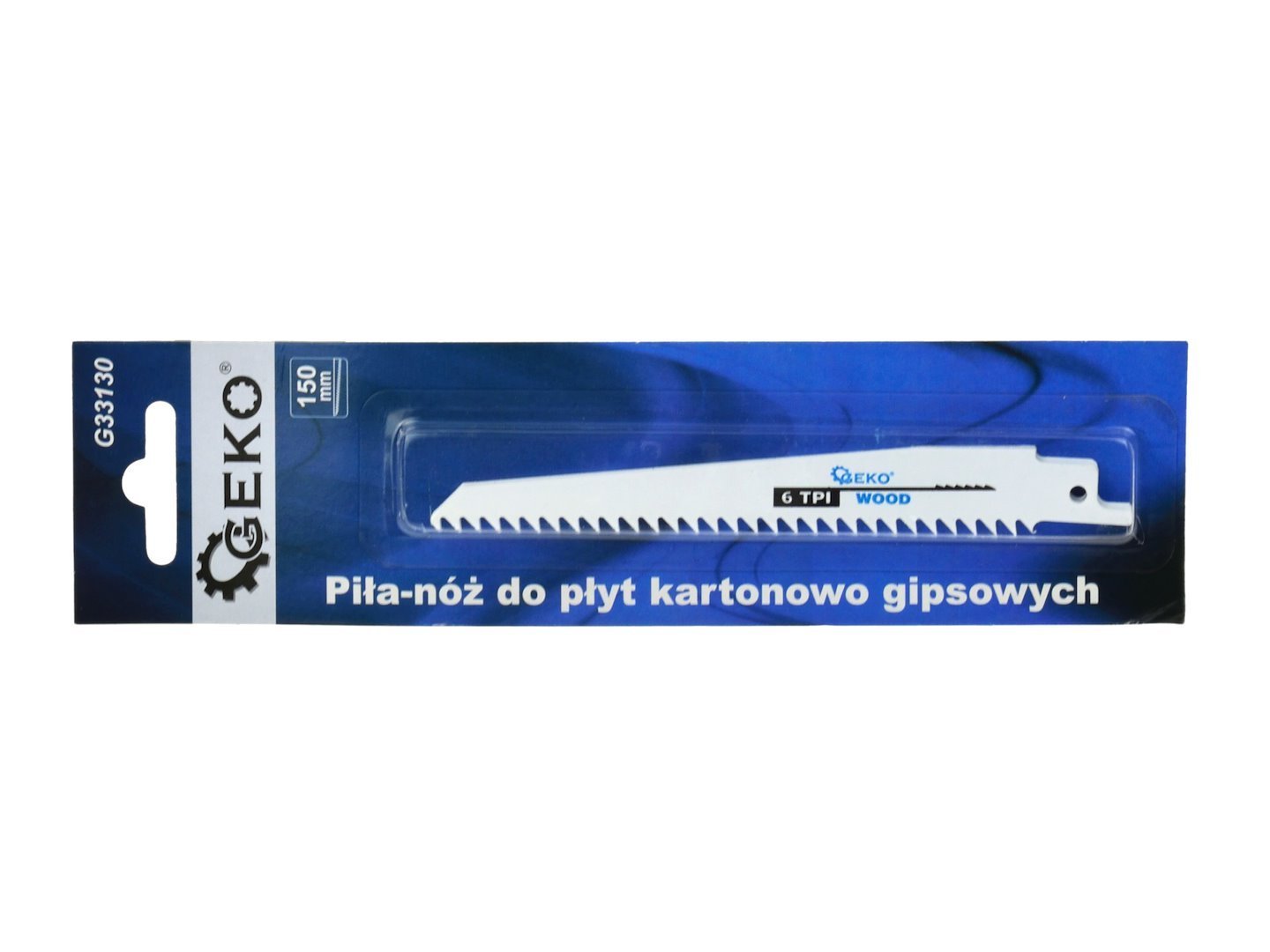 Gipso kartono pjūkleliai 150 mm, 6 TPI, 5 vnt. GEKO G33130
