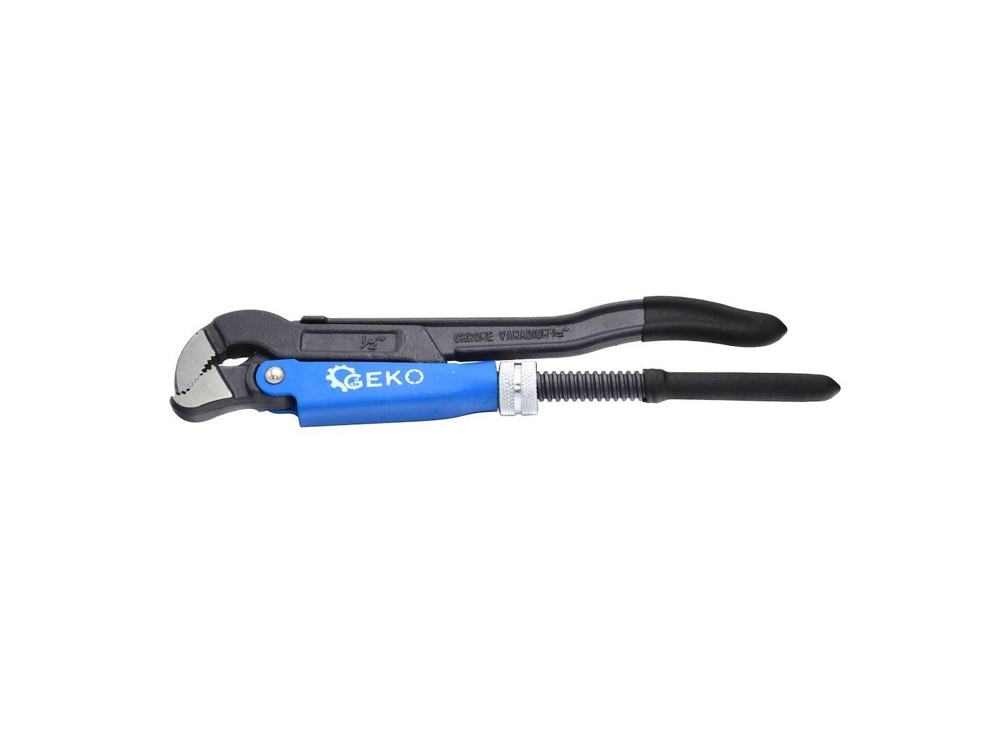 Vamzdinis raktas PREMIUM 1/2″, S forma, 45° GEKO G01635