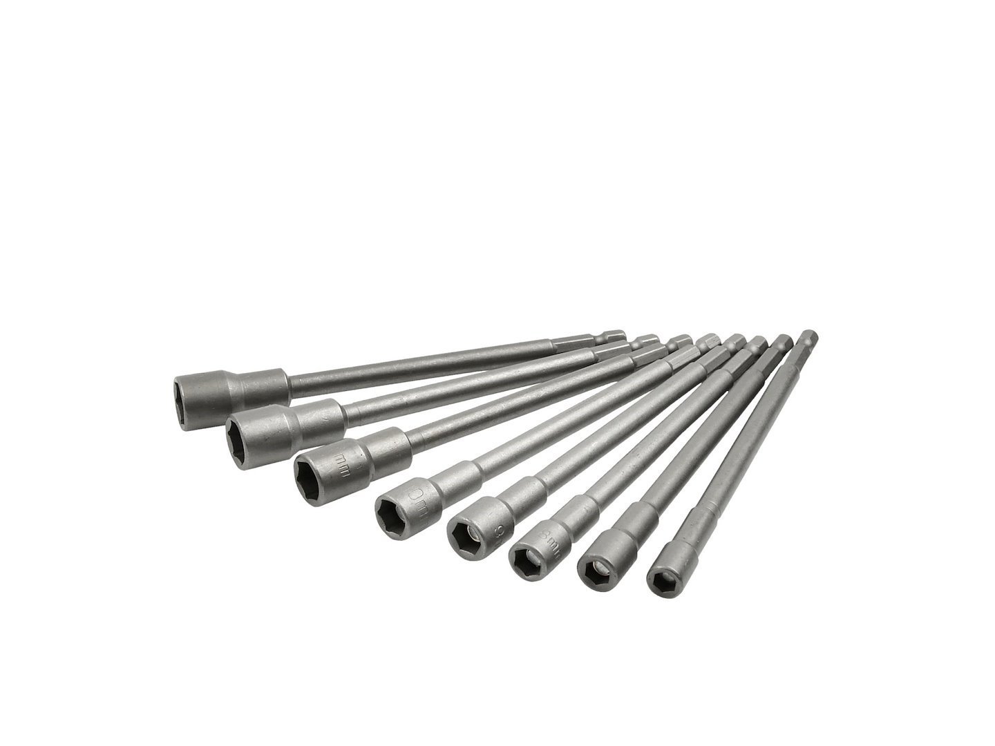 Ilgų magnetinių galvučių rinkinys, 6–13 mm, 8 vnt. GEKO G15009