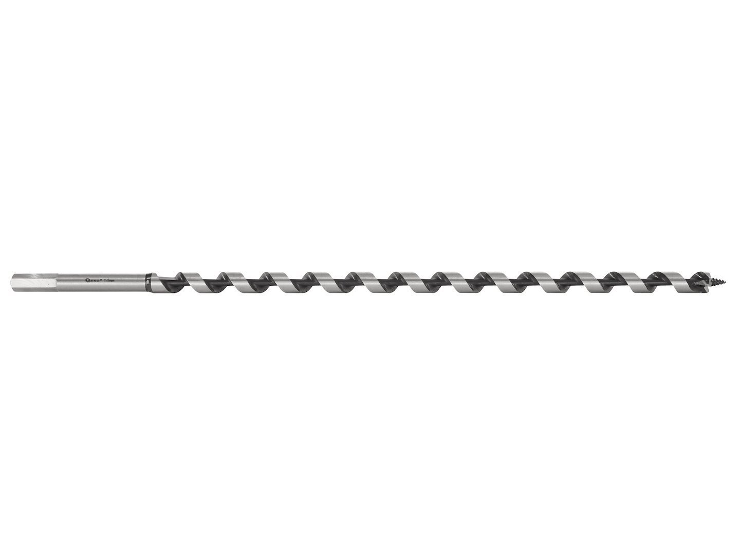 Spiralinis medienos grąžtas 14 × 460 mm HEX GEKO G37410