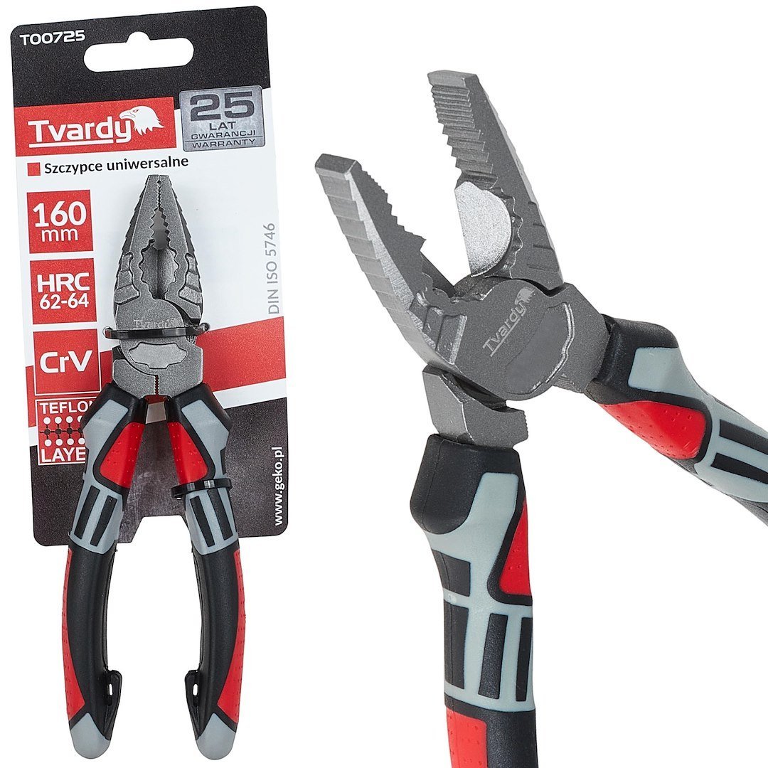Universalios replės CrV, 160 mm TVARDY T00725