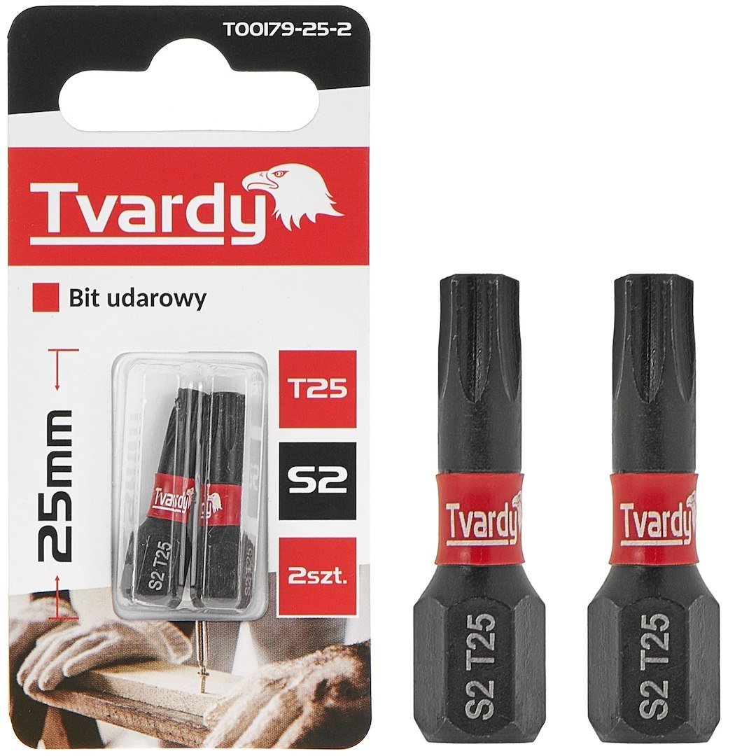 Smūginis atsuktuvo antgalis T25, 25 mm