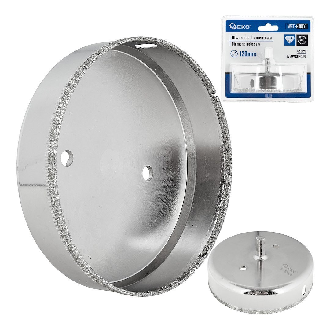 Deimantinė gręžimo karūna plytelėms, 120 mm